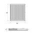 Радиатор стальной Imas 11-К 500х700 боковое подключение
