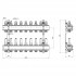 Коллектор Icma 1" 9 выходов, с расходомерами №K013