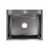 Кухонная мойка Lidz H6050B 3.0/0.8 мм Brush Black (LDH6050BPVD3008)